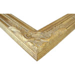 Merritt Gold Baroque Frame - corner view