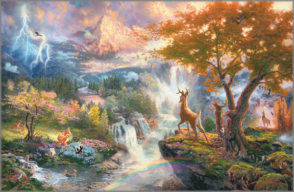 Thomas Kinkade - Bambi's First Year