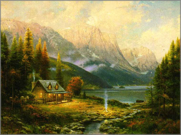 Thomas Kinkade - Beginning of a Perfect Day