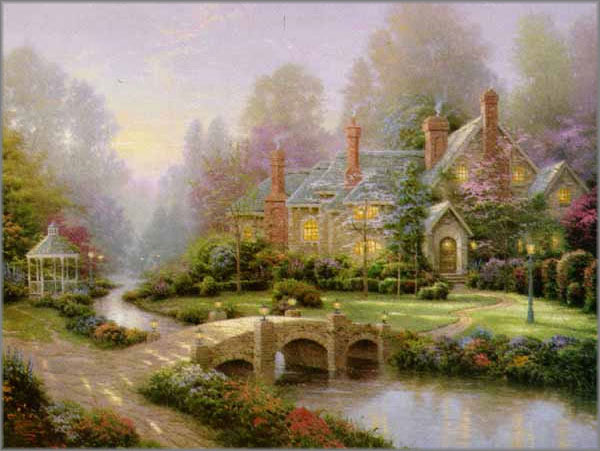 Thomas Kinkade - Beyond Spring Gate