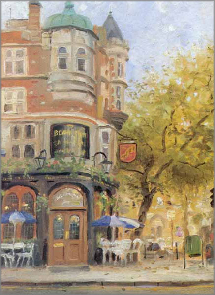 Thomas Kinkade - Bloomsbury Caf� - Classics Collection