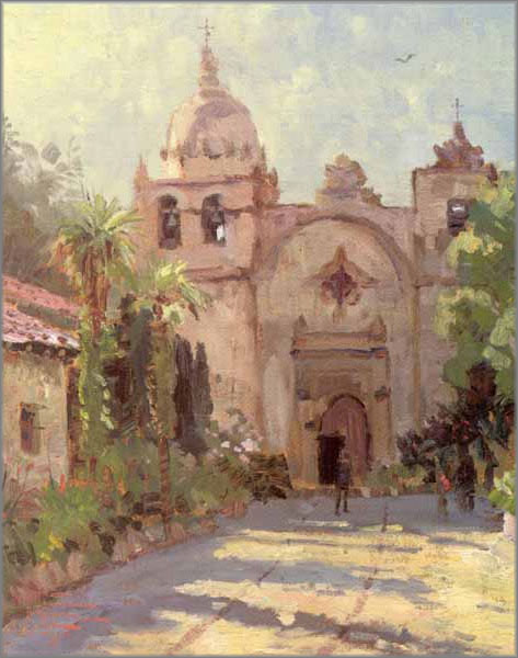 Thomas Kinkade - Carmel Mission