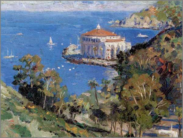 Thomas Kinkade - Catalina, View from Descanso Canyon
