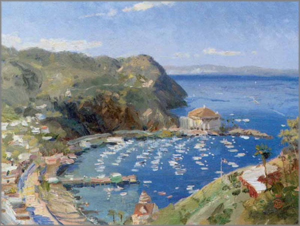 Thomas Kinkade - Catalina, View from Mt. Ada