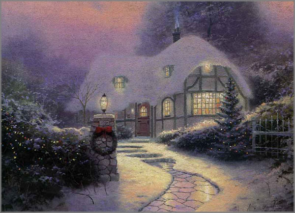 Thomas Kinkade - Christmas Cottage