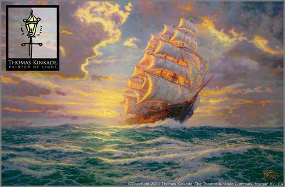 Thomas Kinkade - Courageous Voyage