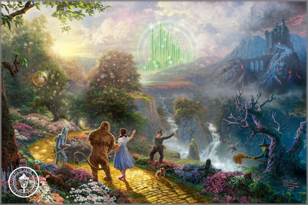 Thomas Kinkade - Dorothy Discovers the Emerald City