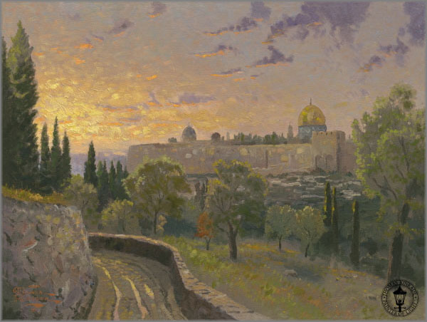 Thomas Kinkade - Jerusalem Sunset