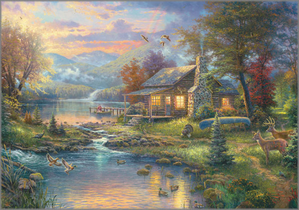 Thomas Kinkade - Nature's Paradise
