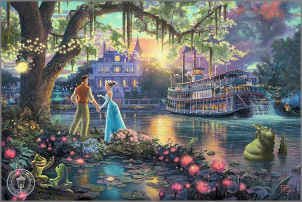 Thomas Kinkade - Princess and the Frog, The