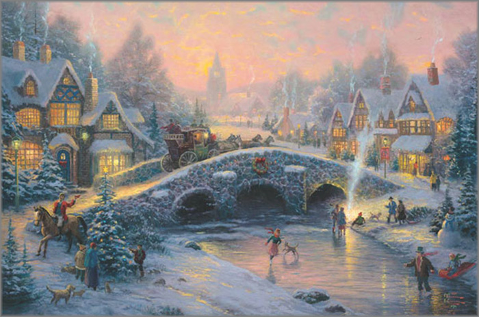 Thomas Kinkade - Spirit of Christmas