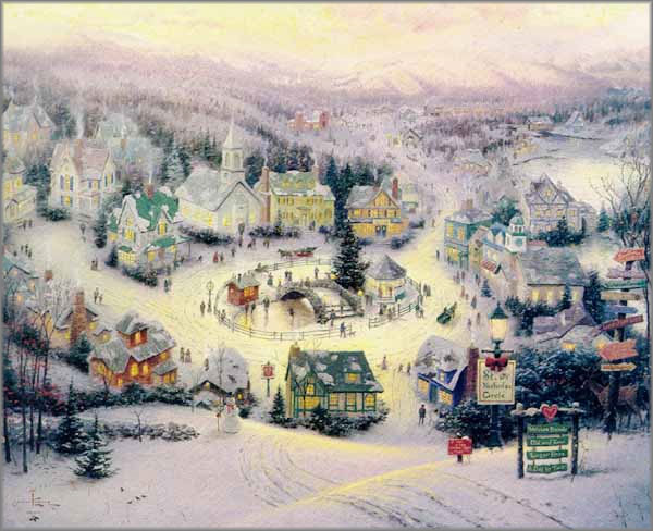 Thomas Kinkade - St. Nicholas Circle