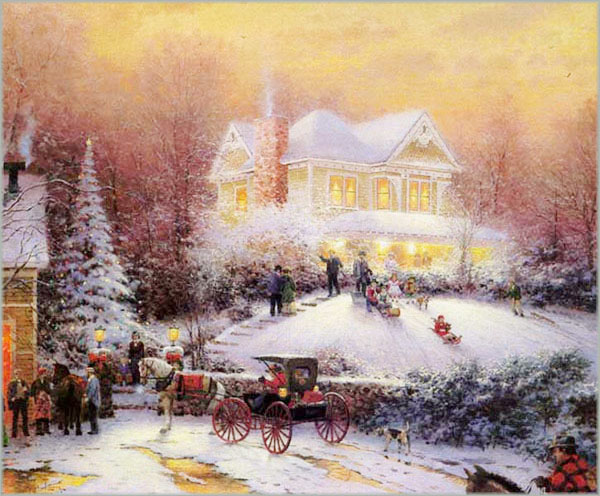 Thomas Kinkade - Victorian Christmas II