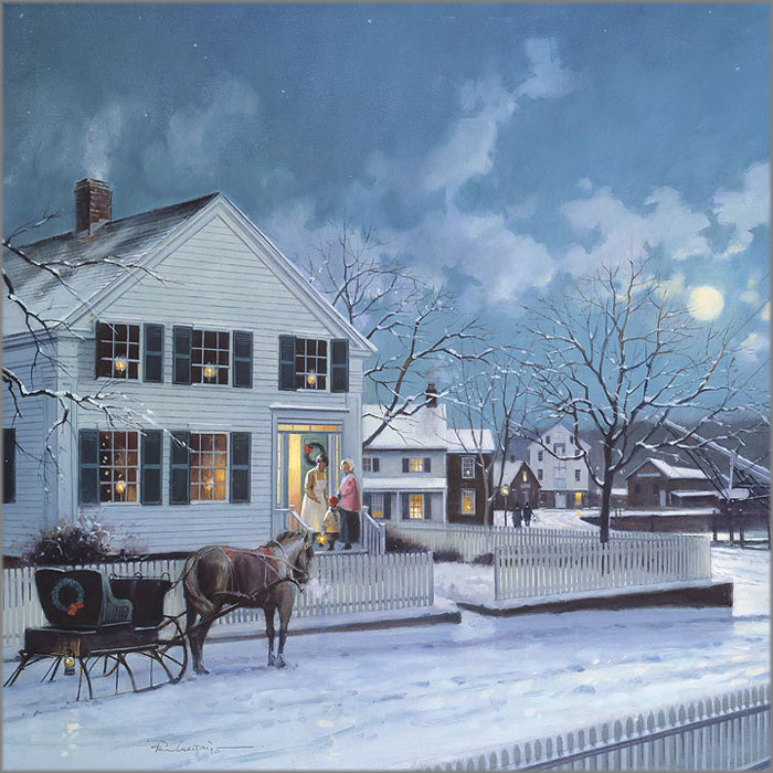 Paul Landry Christmas at Mystic Seaport ART