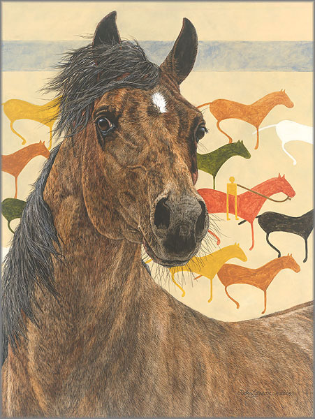 Judy Larson - Elk Dog Tipi