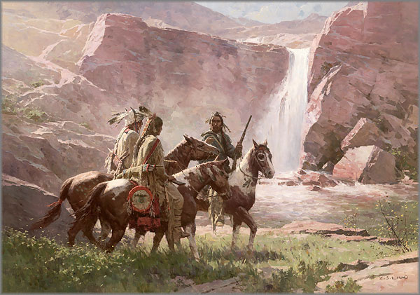 Z. S. Liang - Red Rock Crossing, Northwest Montana, 1850