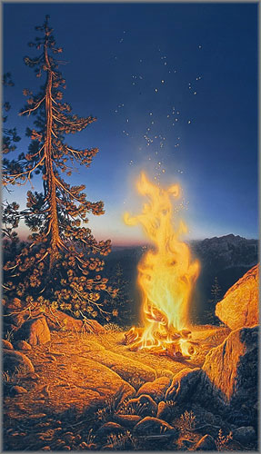 Stephen Lyman - Sunset Fire