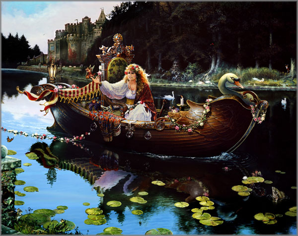 Dean Morrissey - Wooden Swan, The/Mother Nature - gicl�e on canvas