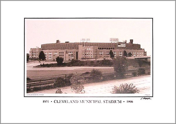 Jim Ptacek - Cleveland Municipal Stadium - Football