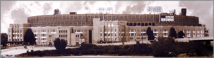 Jim Ptacek - Cleveland Municipal Stadium