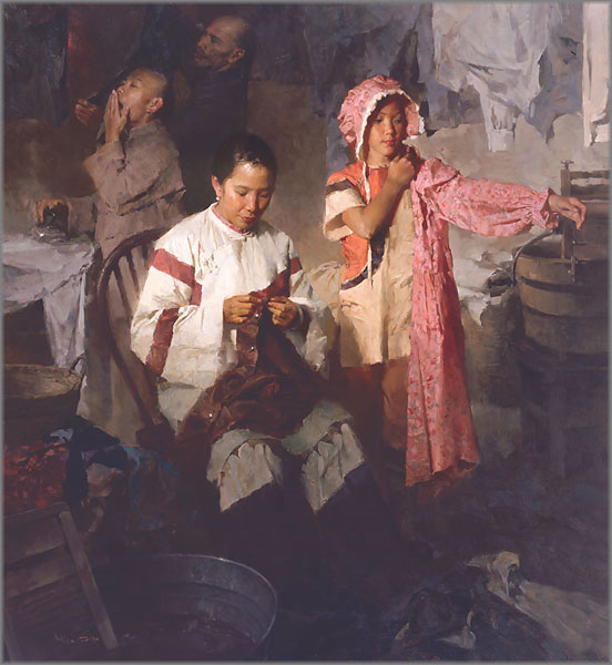 Mian Situ - Calico Dress, The, Family Laundry, 1906