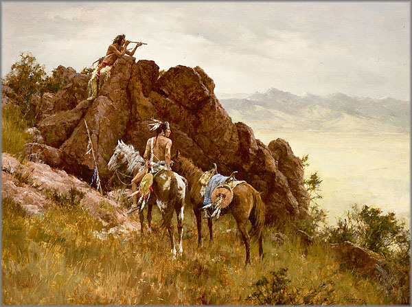 Far Seeing Glass by Howard Terpning