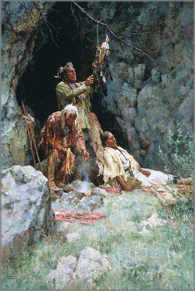 Howard Terpning - Healing Power of the Raven Bundle, The