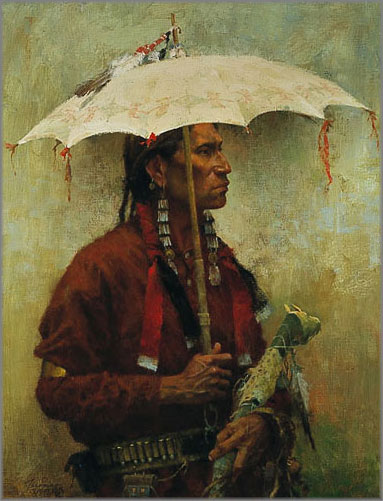 Howard Terpning - Prairie Shade