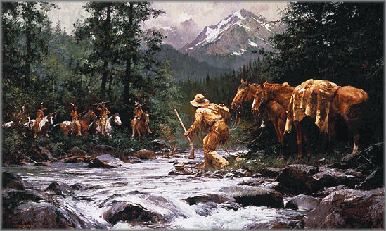 Howard Terpning - They Came from Nowhere