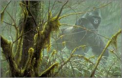 Robert Bateman - Intrusion - Mountain Gorilla