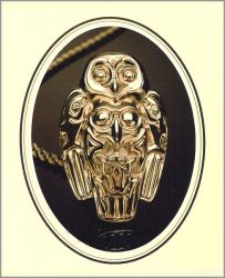 Robert Bateman - Totem Spirits - Gold Pendant