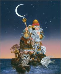 James C. Christensen - Man Who Minds the Moon, The