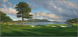 Linda Hartough - 18th Hole, Pebble Beach Golf Links