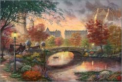 Thomas Kinkade - Autumn in New York