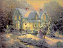 Thomas Kinkade - Blessings of Christmas