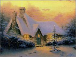 Thomas Kinkade - Christmas Tree Cottage