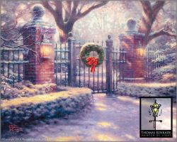 Thomas Kinkade - Christmas Gate