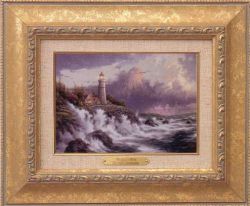 Thomas Kinkade - Conquering the Storms - Brushworks Collection