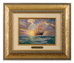 Thomas Kinkade - Courageous Voyage - Brushworks Collection