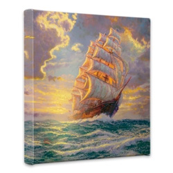 Thomas Kinkade - Courageous Voyage - Wrapped Canvases