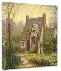 Thomas Kinkade - Cottage, The - Wrapped Canvases