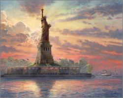 Thomas Kinkade - Dedicated to Liberty