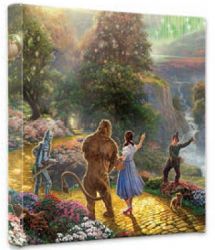 Thomas Kinkade - Dorothy Discovers the Emerald City - Wrapped Canvases