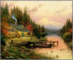 Thomas Kinkade - End of a Perfect Day - Classics Collection