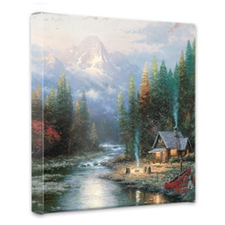 Thomas Kinkade - End of a Perfect Day II - Wrapped Canvases