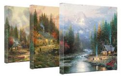Thomas Kinkade - End of a Perfect Day Collection - Wrapped Canvases
