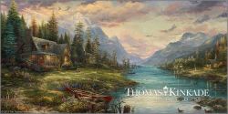 Thomas Kinkade - Father's Perfect Day, A