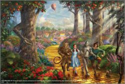 Thomas Kinkade - Follow the Yellowbrick Road