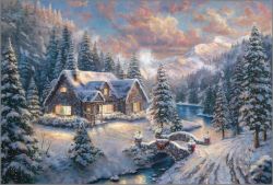 Thomas Kinkade - High Country Christmas