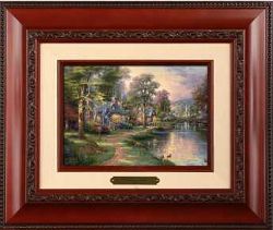 Thomas Kinkade - Hometown Lake - Brushworks Collection